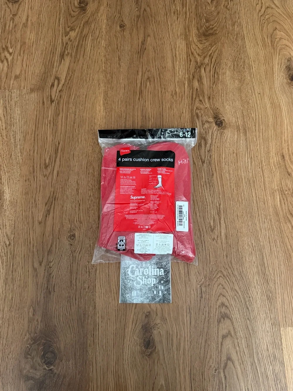 Hanes bright red